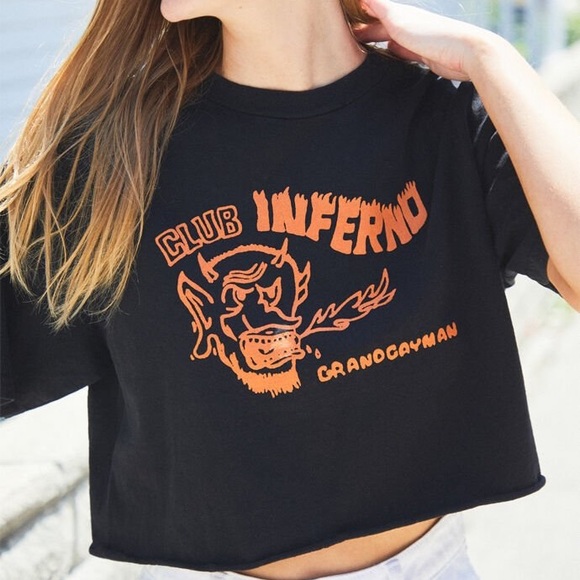 Brandy Melville Tops - NWT brandy club inferno tee